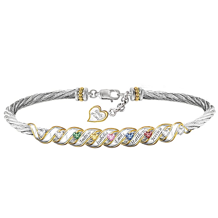 Gold family bracelet hotsell