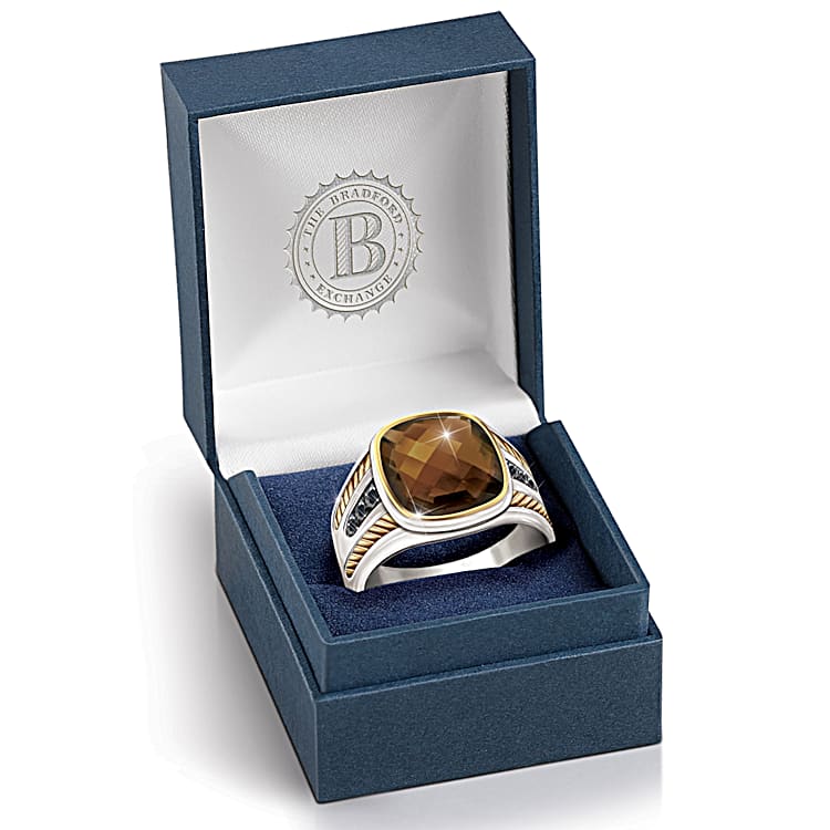 Whiskey quartz rings top