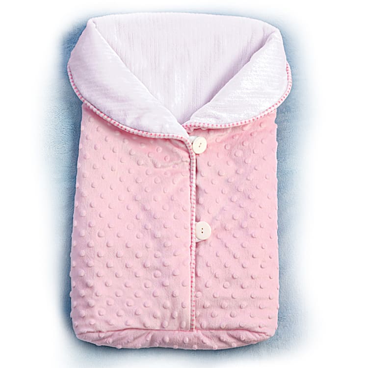 Reversible Fleece Bunting Baby Doll Accessory