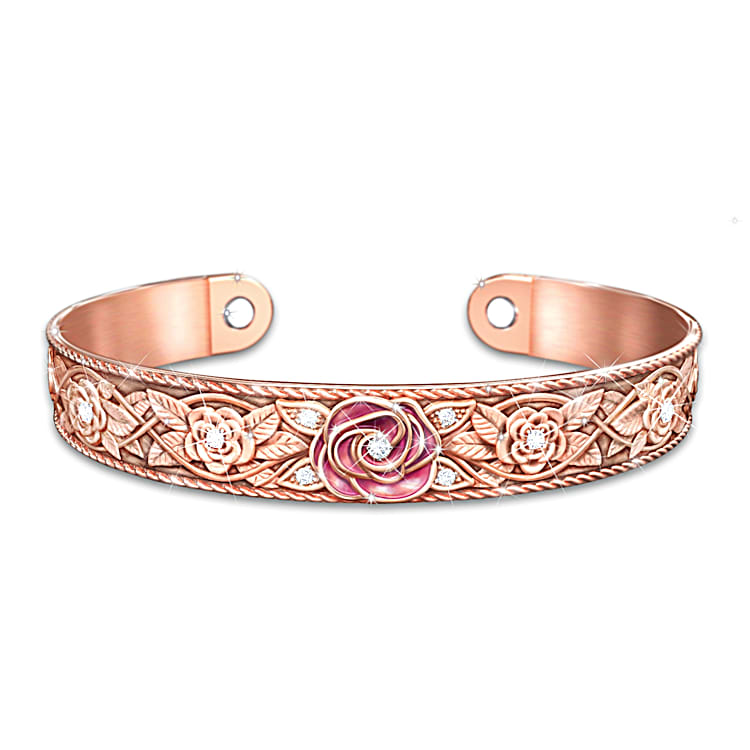 Gold plated copper bracelet deals
