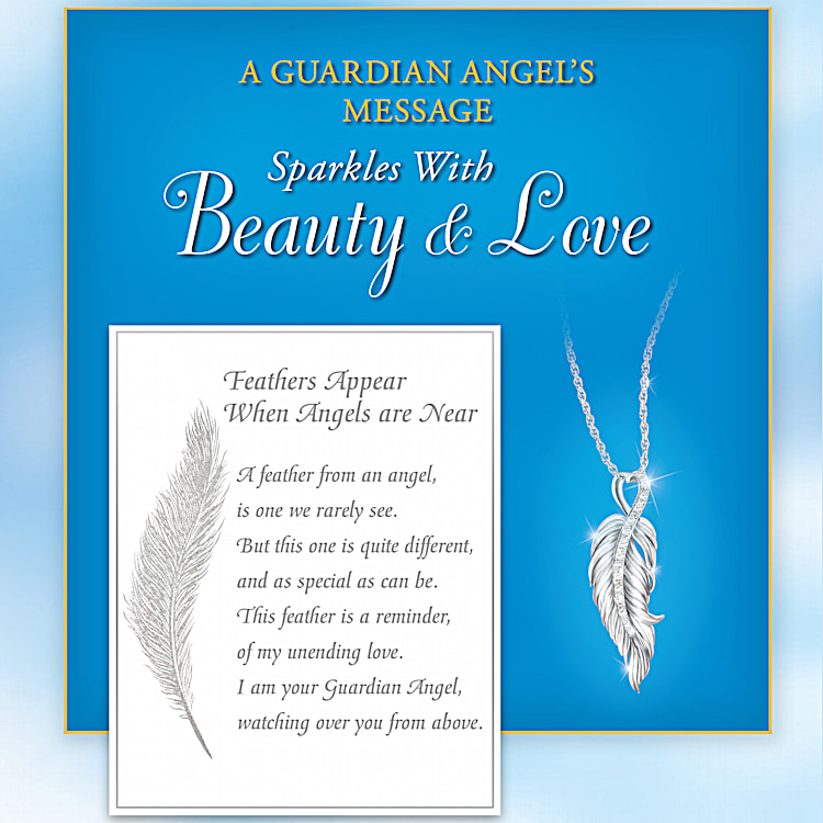 Bradford exchange feather necklace top