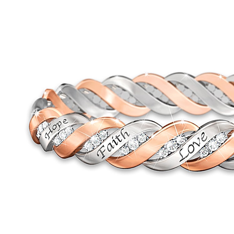 Swarovski faith bracelet on sale