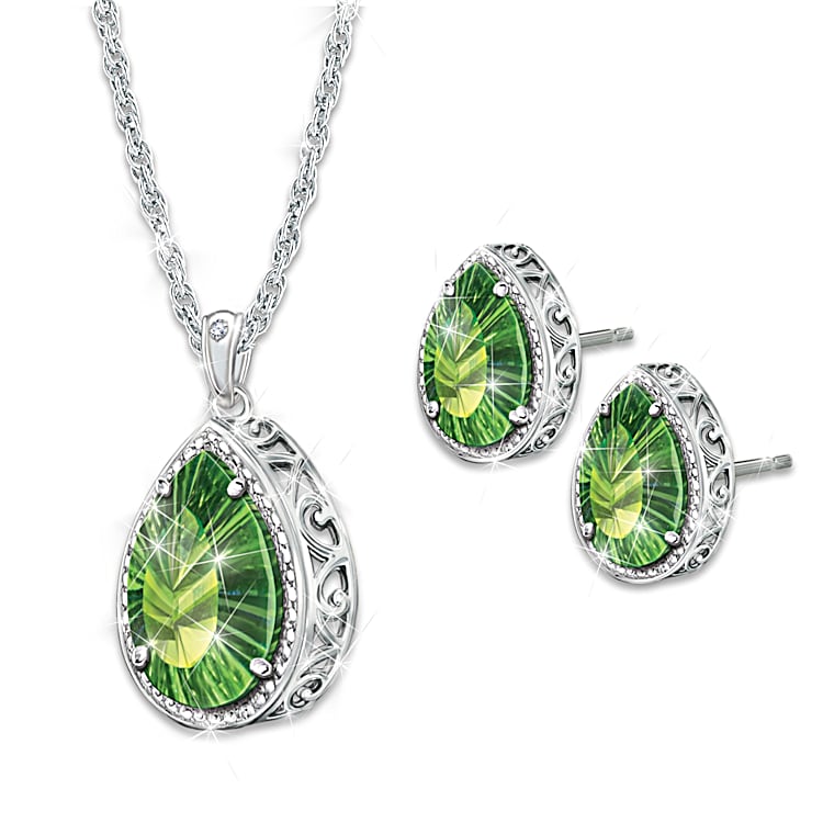 Helenite earrings clearance