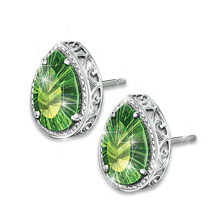 Helenite earrings clearance