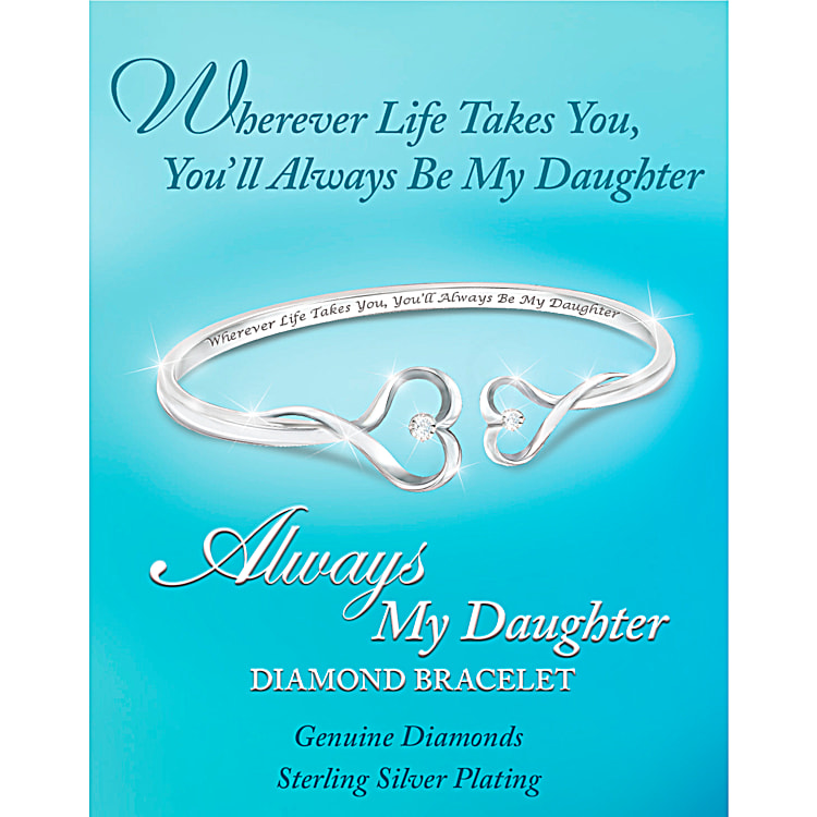 Always My Daughter Diamond Bracelet