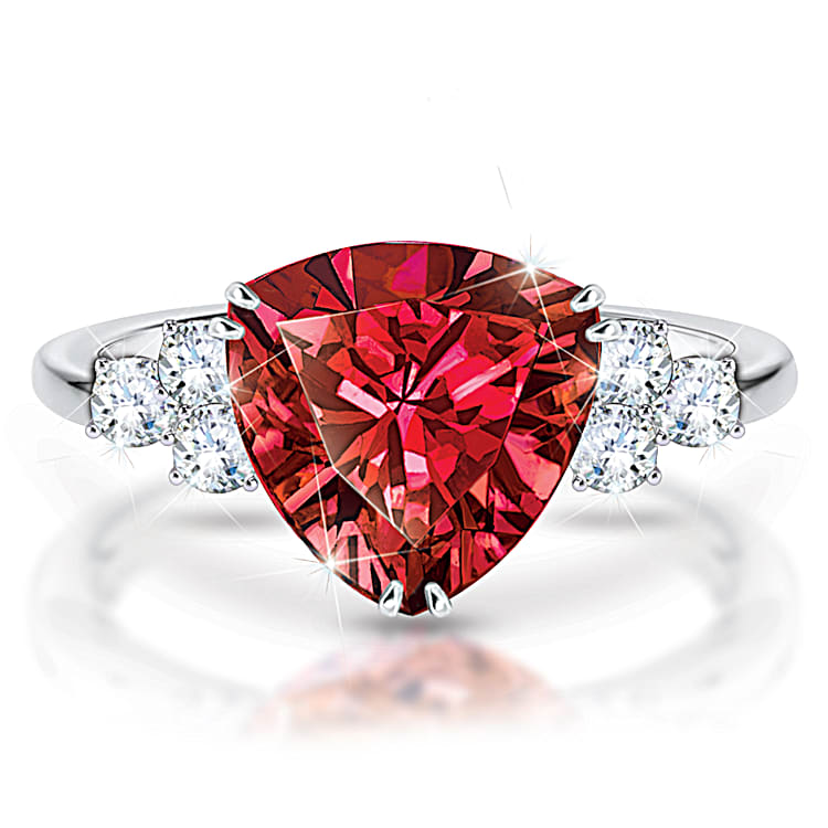 Rarest Red Womens Diamonesk Ring - Main Image