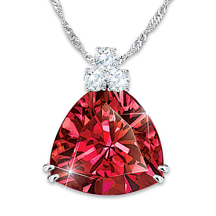 Necklace with red on sale