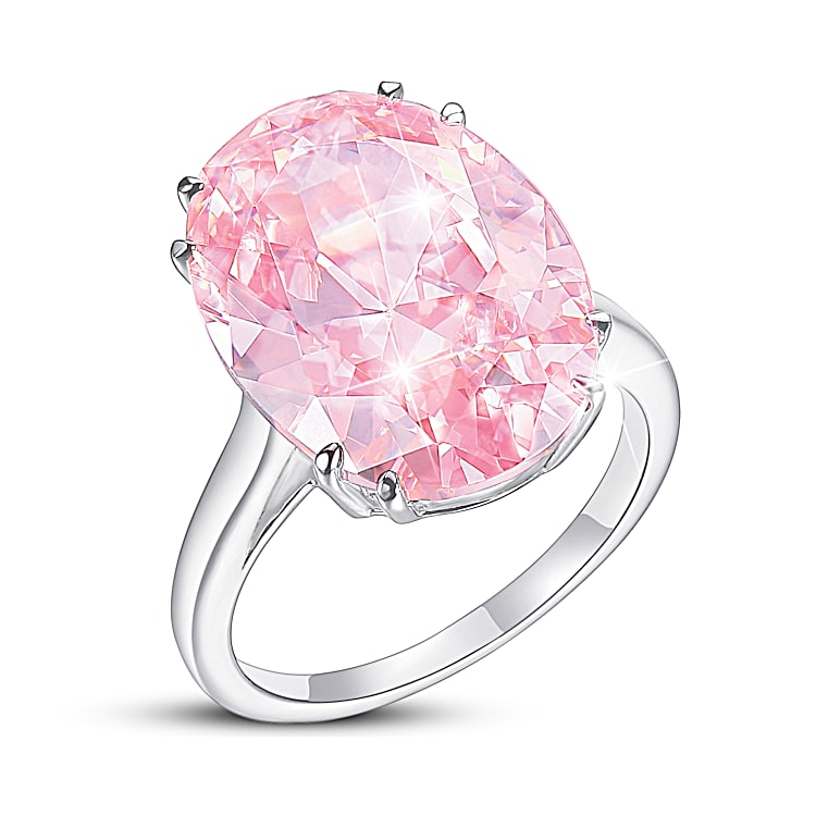 Pink star diamond engagement ring online