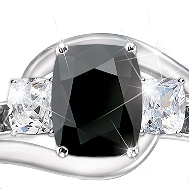 Black topaz ring clearance