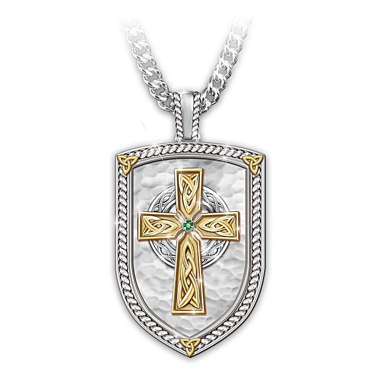 Gold religious pendant necklace 2025
