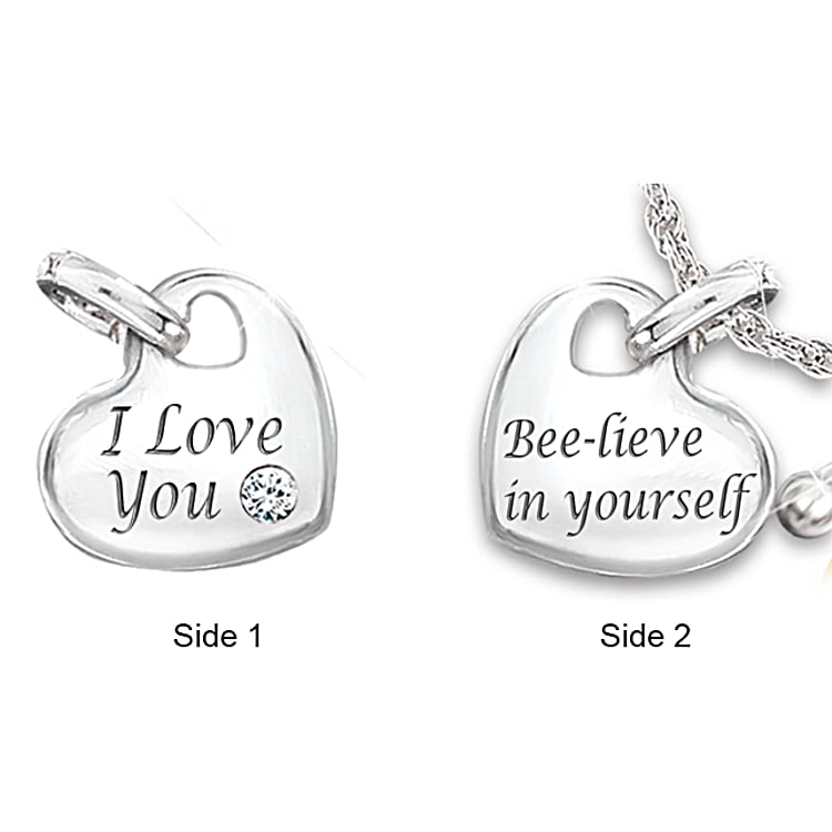 Bee lieve in sales yourself necklace