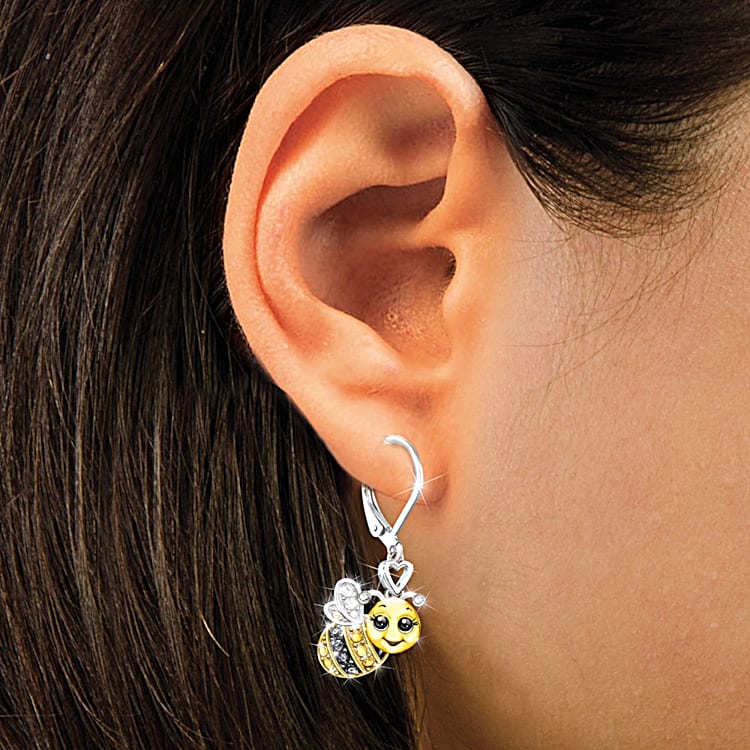 Swarovski sales bee earrings