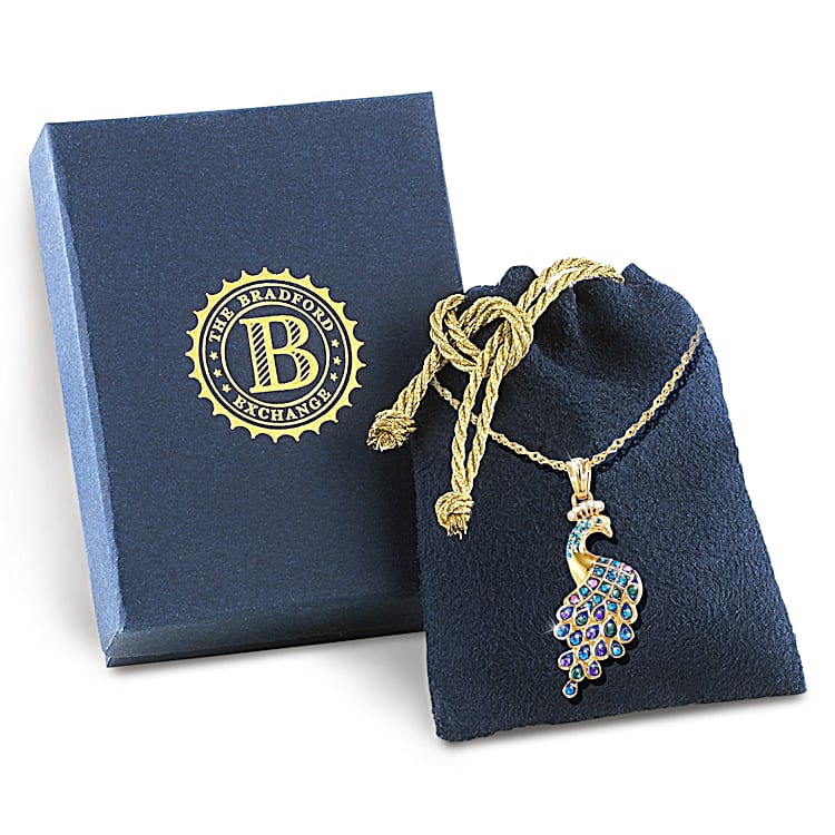 Peacock clearance necklace silver