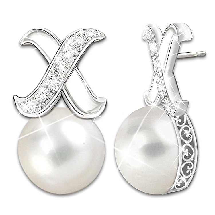Love heart diamond earrings shop
