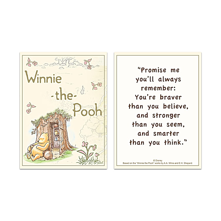 Classic Winnie The Pooh Womens Sterling Silver Pendant Necklace