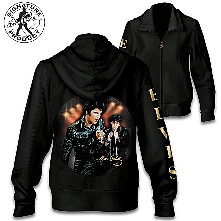 Elvis presley zip up hoodies shop