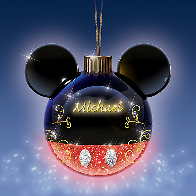 Disney Timeless Memories Mickey Mouse Personalized Illuminated