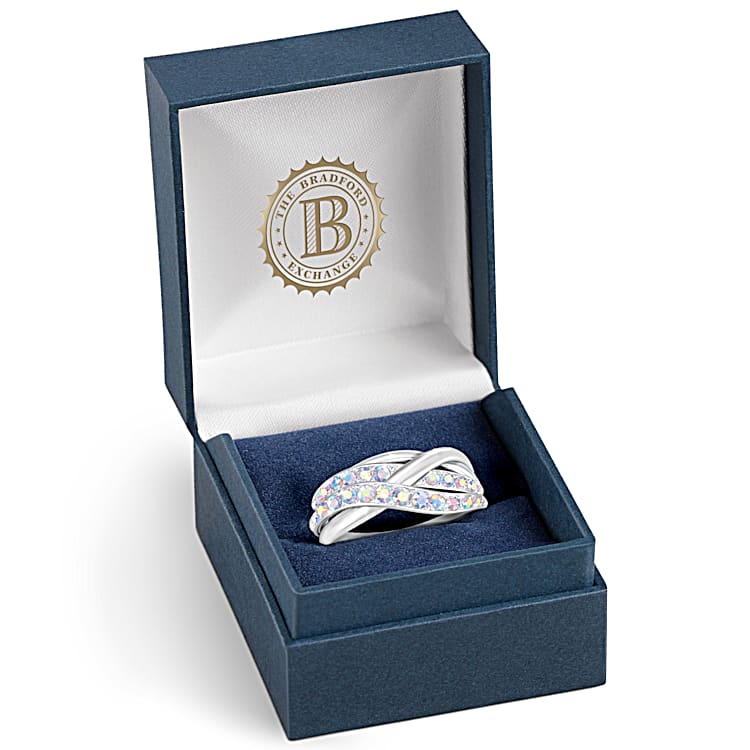 Swarovski crystal ring price on sale
