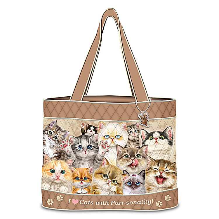 Cat shopper bag top