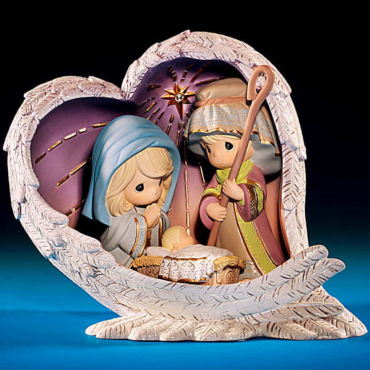 【3点セット】Precious Moments Collection Precious Moments Heavenly Blessings Nativity Figurine