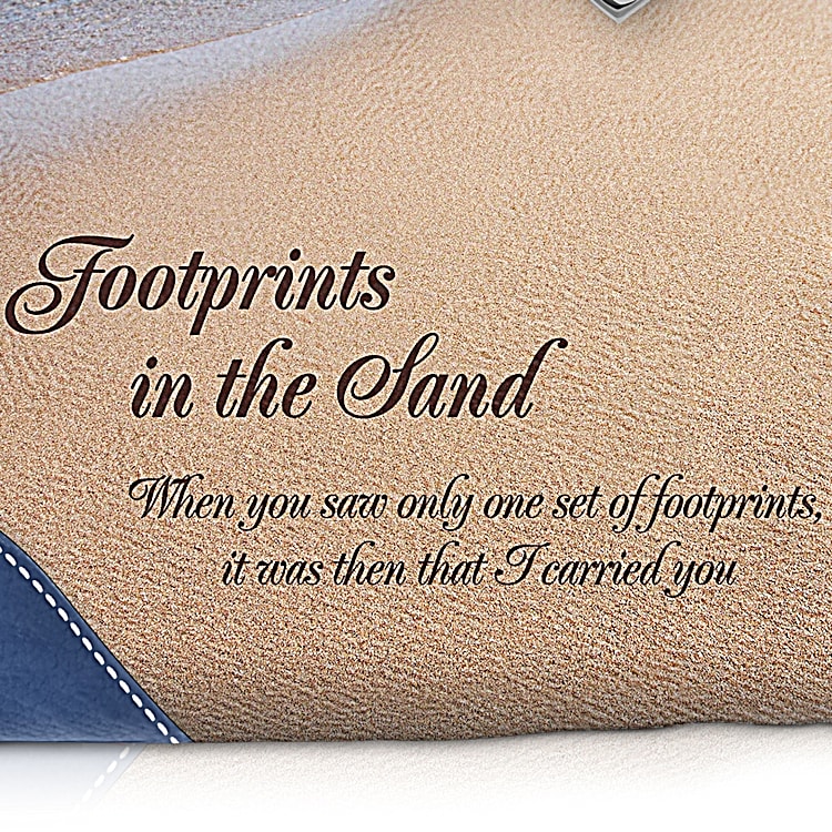 Footprints in the cheap sand rings for womens