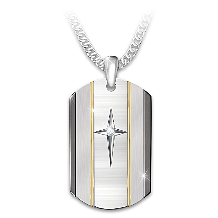 Dog tag necklace for son discount