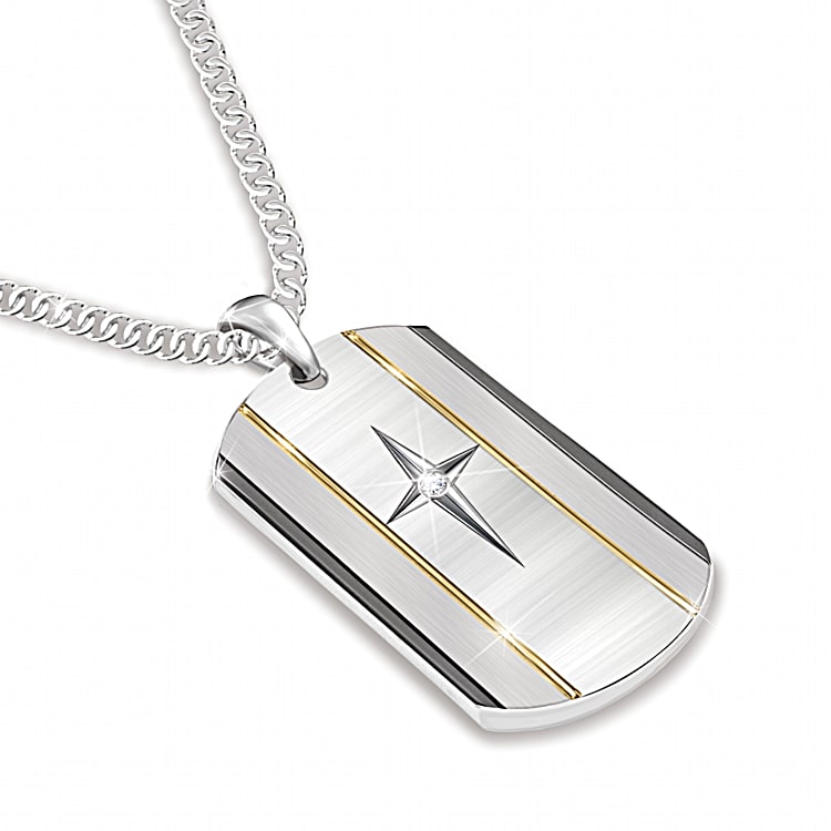Dog tag necklace for son on sale