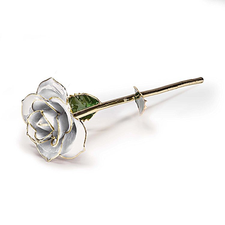 Glass plated rose sale