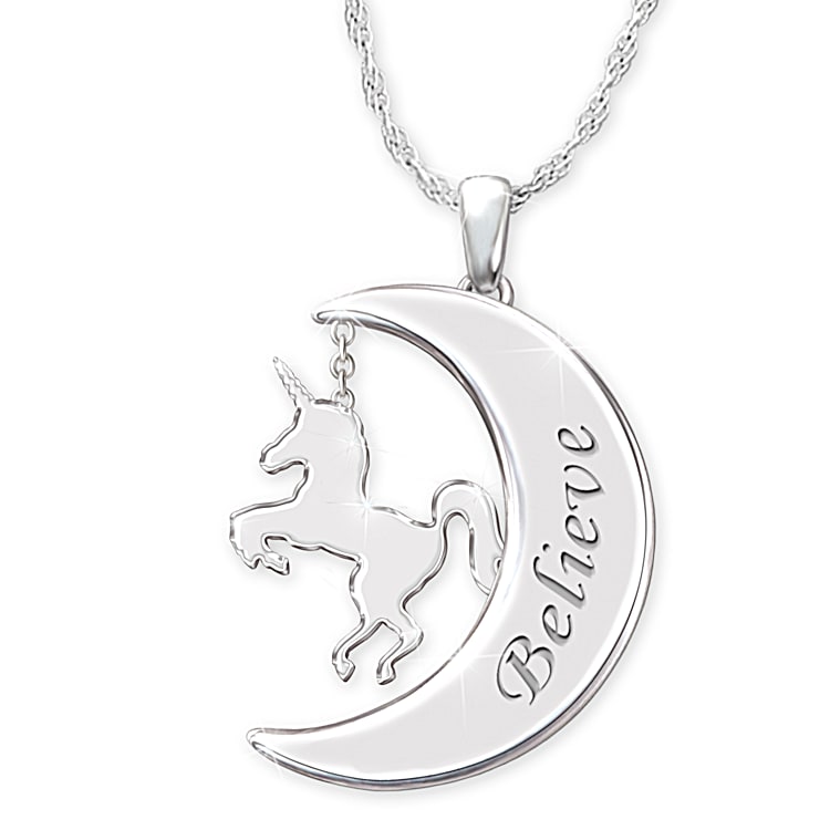 Swarovski unicorn pendant deals