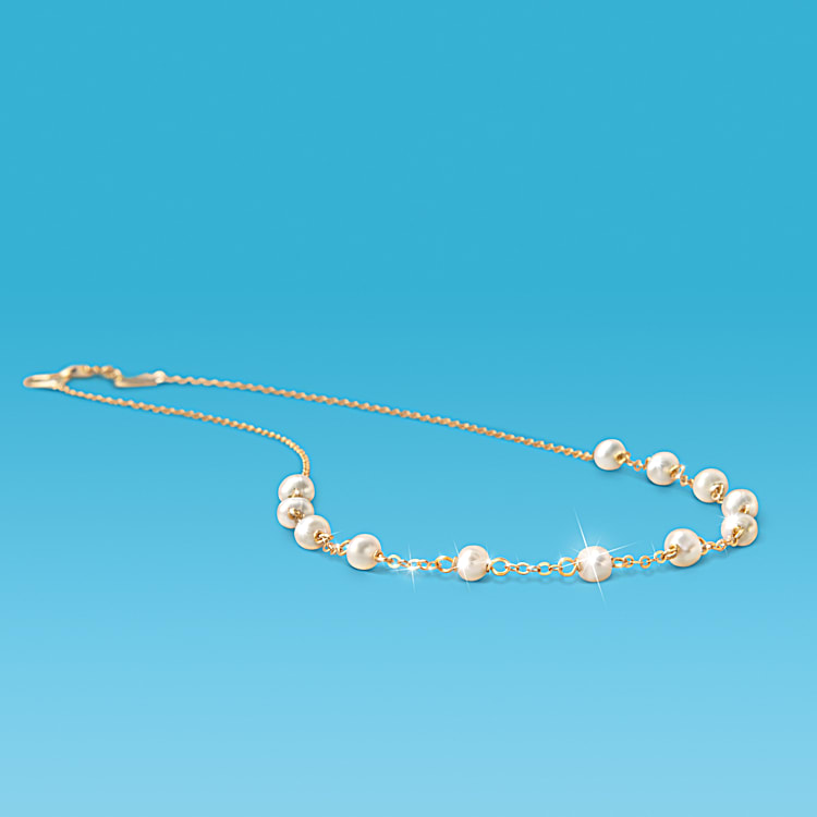 Grandmas 12 Pearls Of Wisdom Personalized Sterling Silver Necklace