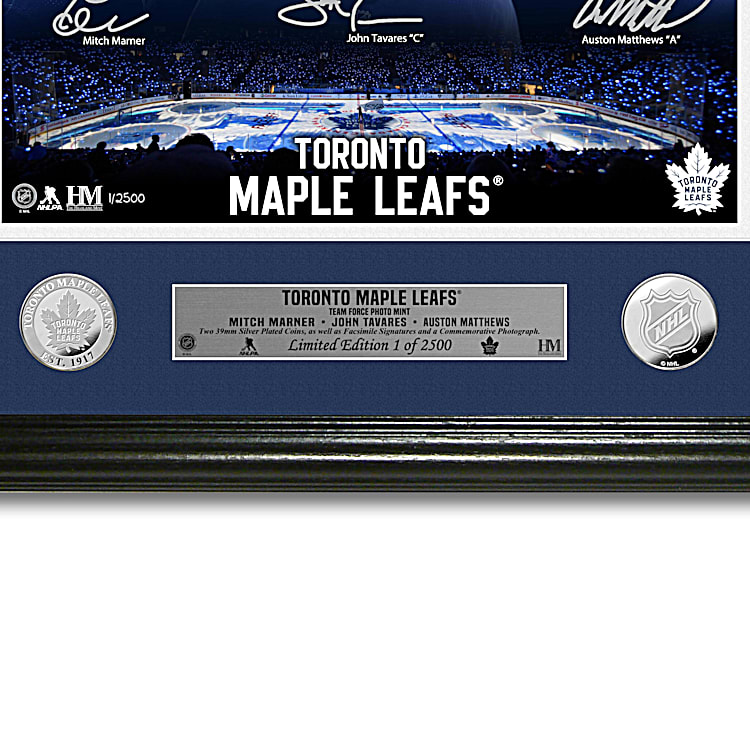 Highland Mint Toronto Maple Leafs John Tavares Signature Series Silver Coin  Photo Mint