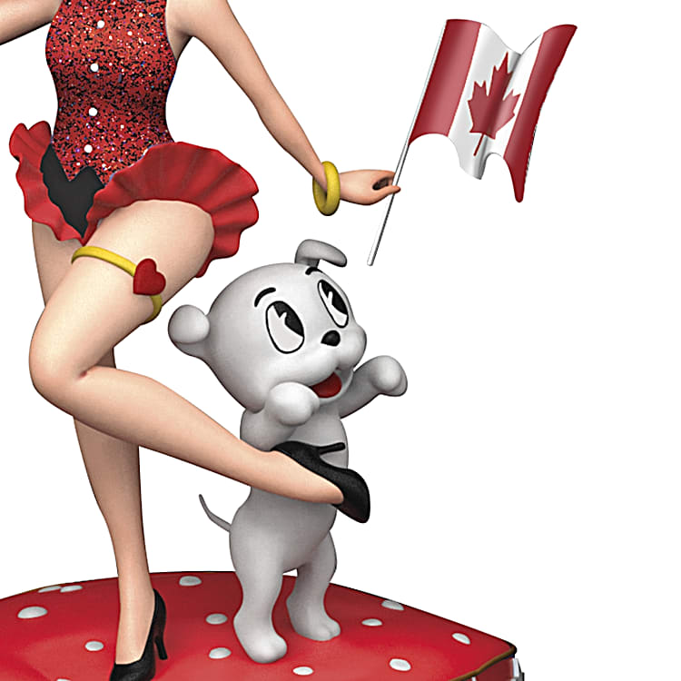Betty Boop Patriotic Pinup Figurine