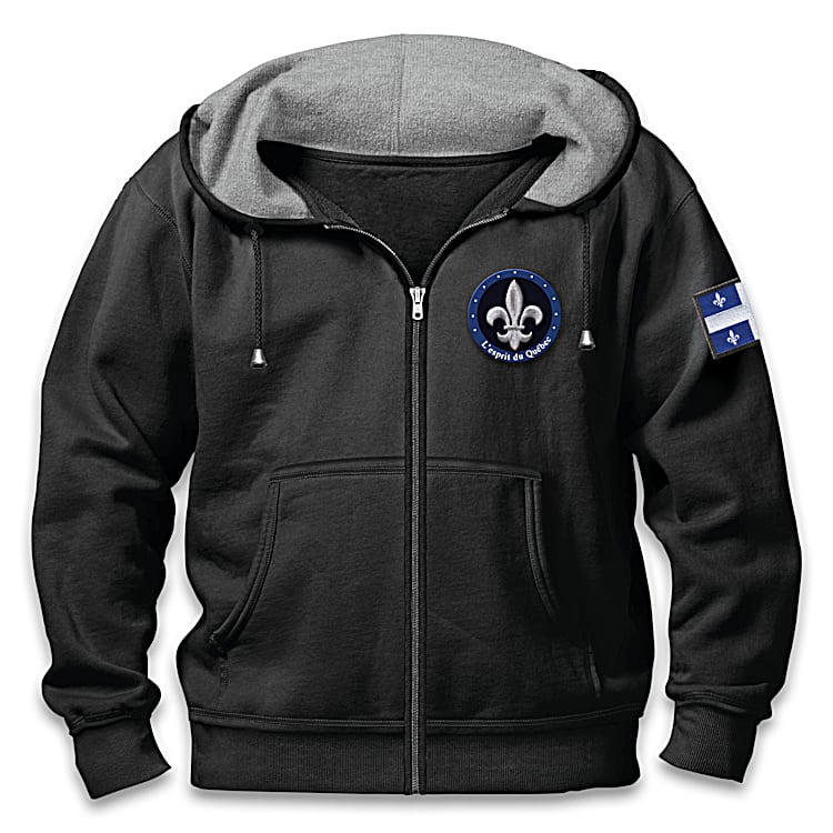 Black zip up hoodie white zipper deals