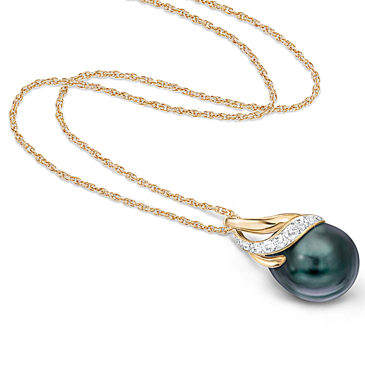 Cultured tahitian pearl necklace on sale