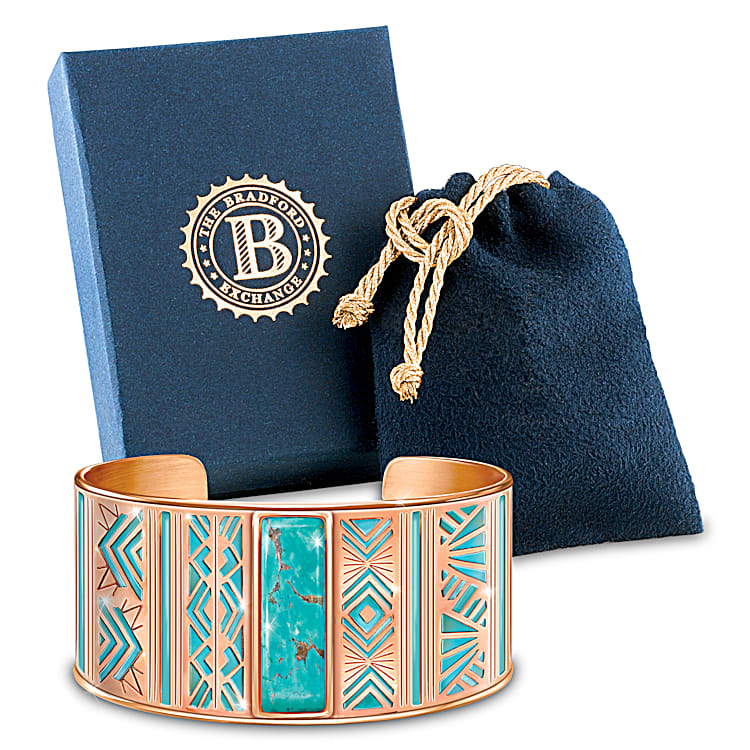 Natures Healing Embrace Womens Copper Cuff Bracelet Featuring A