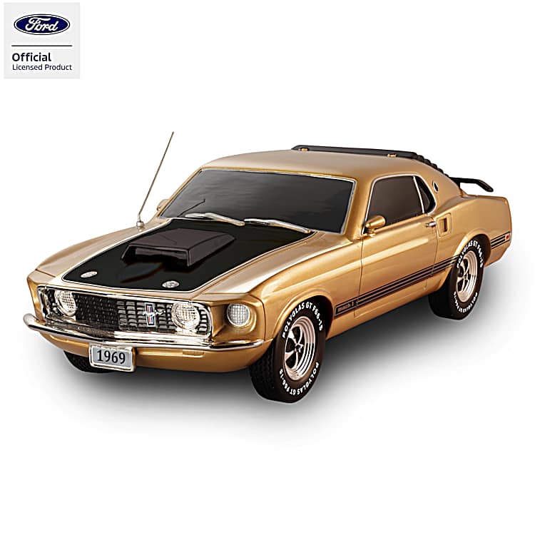 Ford Mustang Mach I Legendary Gold Edition 1:12-Scale Sculpture