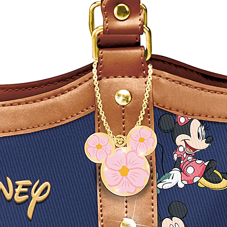 Disney leather tote bag discount