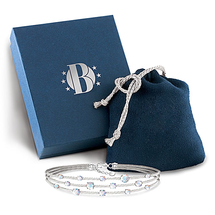 Swarovski aurora borealis bracelet shop