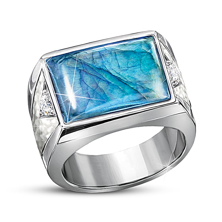 Fire sapphire ring on sale