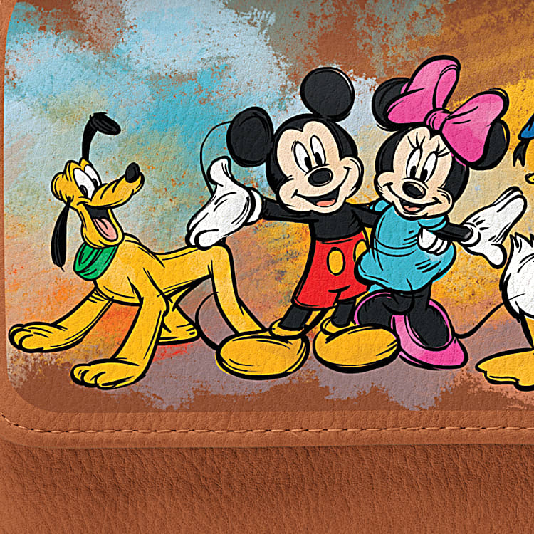 Mouse & Kalley マウス＆ケリーロックポスター８枚セット★紙ケース入 Disney Masterpiece Of Magic Faux Leather Designer-Style Trifold