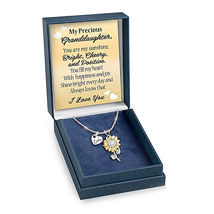 Sunflower necklace canada online