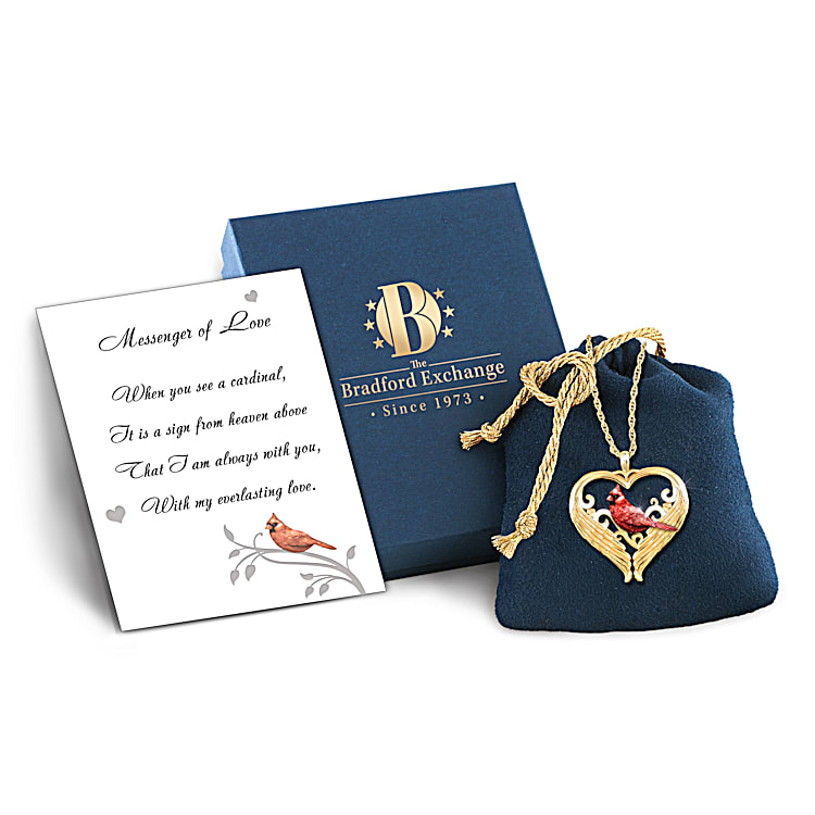 Messenger Of Love Crystal And Diamond Pendant Necklace