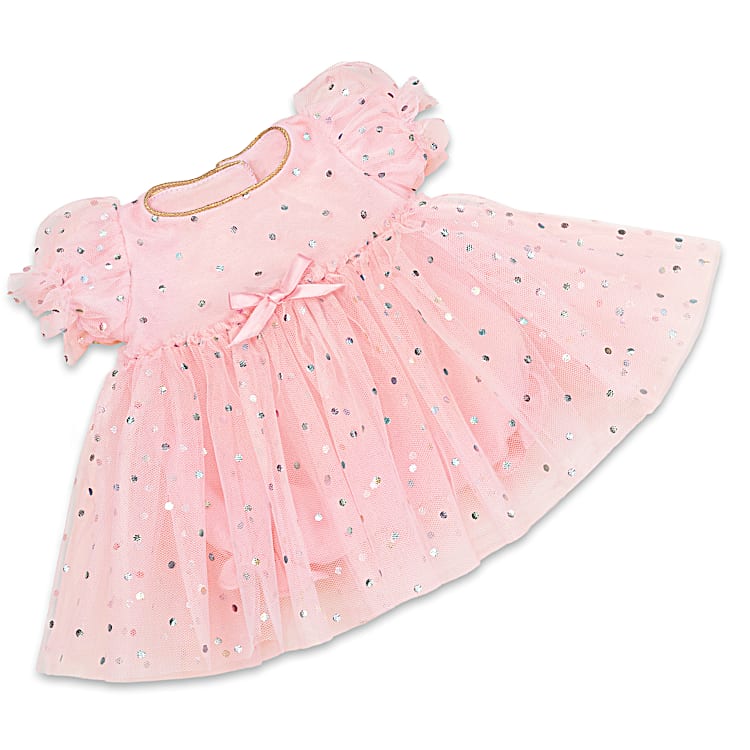 スペシャルオファ Accessory Doll Baby Dress Celebration Set Dots Metallic With トップス