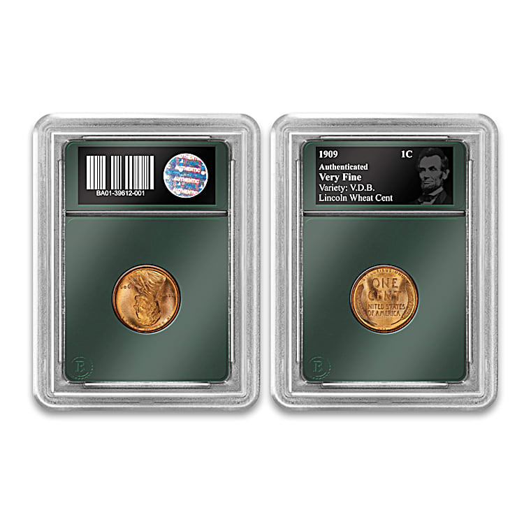 The Only Reverse V.D.B. 95% Copper Abraham Lincoln Wheat Penny 1