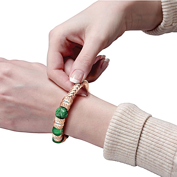 Jade store stretch bracelet