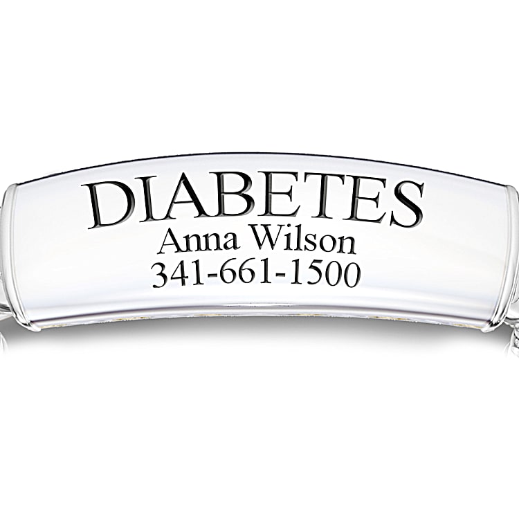 Bradford exchange medical alert bracelet on sale