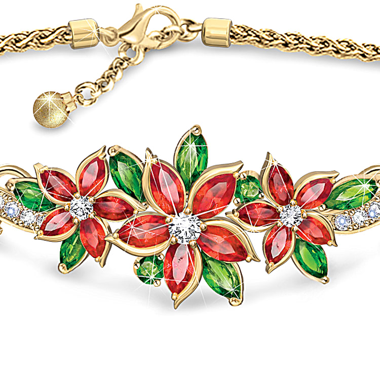 Poinsettia bracelet outlet