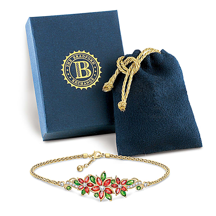 Poinsettia bracelet outlet