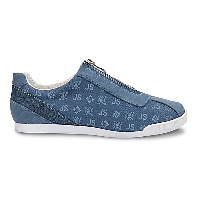 Blue canvas shoes for school deals