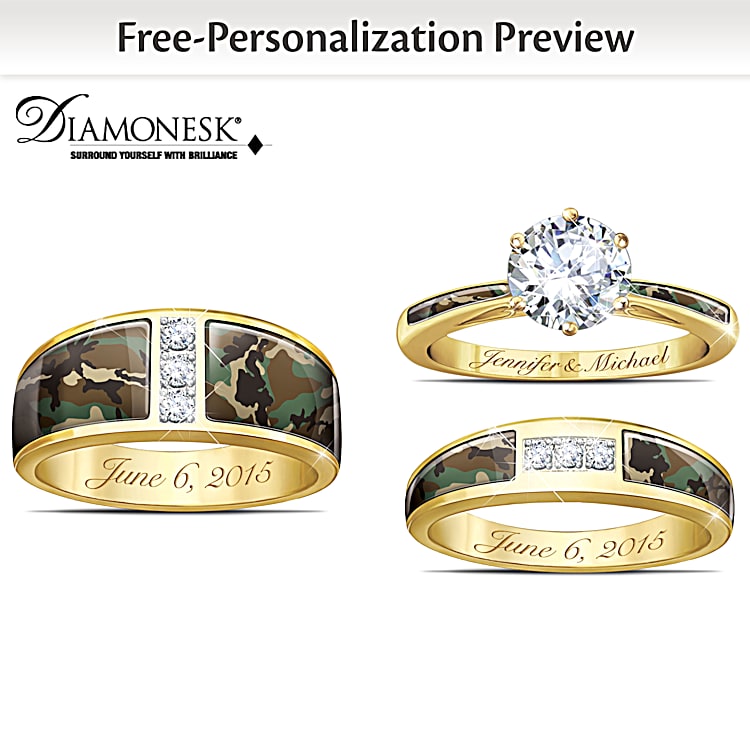 His n hers wedding ring sets on sale